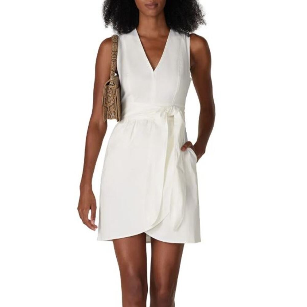 Marissa Webb Collective White Tie Waist Dress Size 6